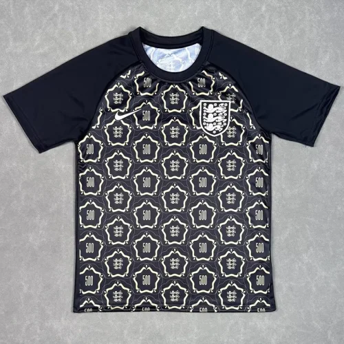 26-27 England Black Limited Edition Pre-Match Training shirts