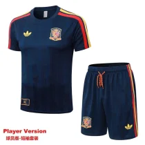 26-27 Spain Royal blue Player Version Training Short Suit (球员短套装)#D2604