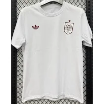 T293 Spain White High Quality Casual T-Shirt