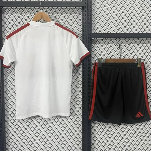 26-27 Flamengo Away Kids Soccer Jersey