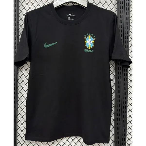 T291 Brazil Black High Quality Casual T-Shirt