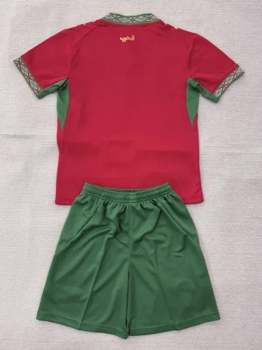 26-27 Morocco Home Kids Soccer Jersey