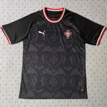 26-27 Portugal Black Special Edition Fans Training shirts (红圆领)