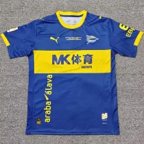 25-26 Alaves Blue Special Edition Fans Soccer Jersey (复古章)