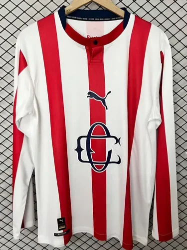 2026 Chivas Guadalajara 120th Anniversary Long Sleeve Soccer Jersey (长袖)