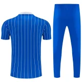 26-27 RMA Fancy blue Short shirts and Long trousers Suit (圆领)