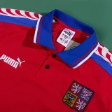 1996-1998 Czech Republic Home Retro Soccer Jersey