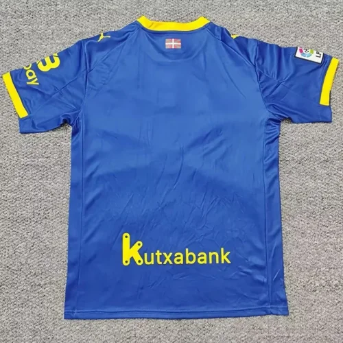 25-26 Alaves Blue Special Edition Fans Soccer Jersey (复古章)