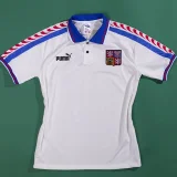 1996-1998 Czech Republic Away Retro Soccer Jersey