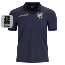 26-27 Ecuador Away Fans Soccer Jersey (Right-Arm Patch)