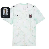 26-27 Austria Away Fans Soccer Jersey (Right-Arm Patch)