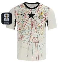 26-27 Ghana Home Fans Soccer Jersey (Right-Arm Patch)