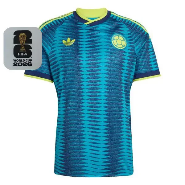 26-27 Colombia Away Fans Soccer Jersey (Right-Arm Patch)