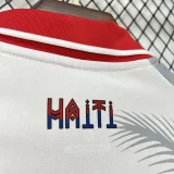 26-27 Haiti Away Fans Soccer Jersey (Right-Arm Patch)