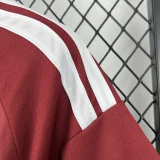 26-27 Qatar Home Fans Soccer Jersey (Right-Arm Patch)