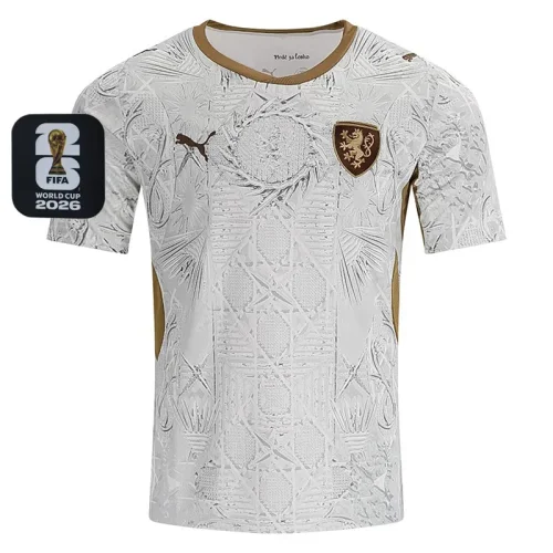 26-27 Czech Away Fans Soccer Jersey (Right-Arm Patch)