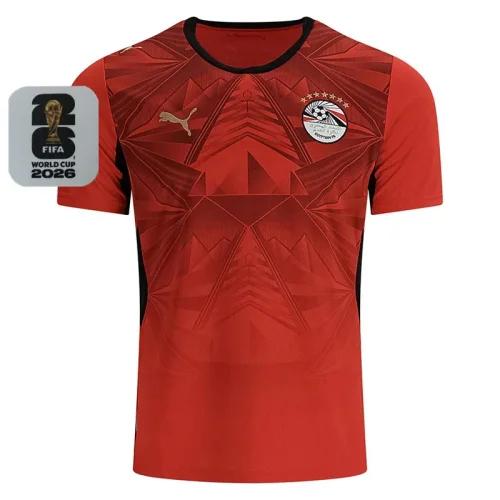 26-27 Egypt Home Fans Soccer Jersey (Right-Arm Patch)