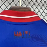 26-27 Haiti Home Fans Soccer Jersey (Right-Arm Patch)