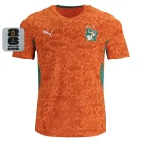 26-27 Ivory Coast Home Fans Soccer Jersey (Right-Arm Patch)