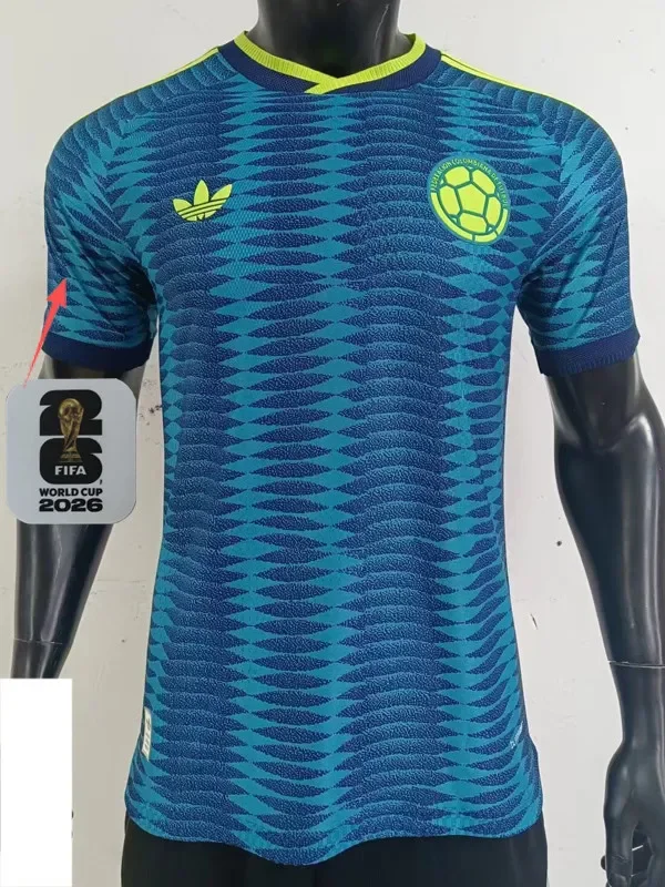 26-27 Colombia Away Player Version Soccer Jersey (Right-Arm Patch)
