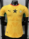 26-27 Ghana Away Player Version Soccer Jersey (Right-Arm Patch)