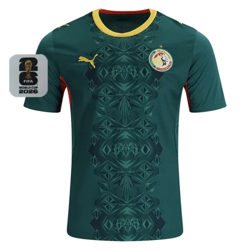 26-27 Senegal Away Fans Soccer Jersey (Right-Arm Patch)