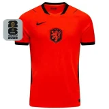 26-27 Netherlands Home 1:1 Fans Soccer Jersey (Right-Arm Patch)