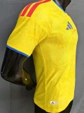 26-27 Colombia Home Player Version Soccer Jersey (Right-Arm Patch)