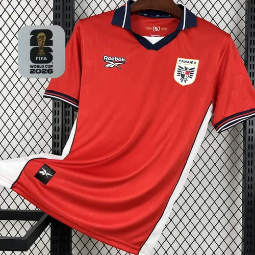 26-27 Panama Home Fans Soccer Jersey (Right-Arm Patch)