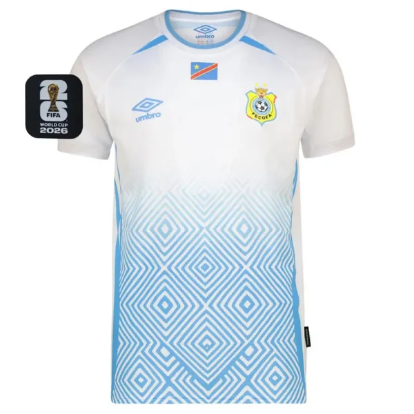26-27 DR Congo Away Fans Soccer Jersey (Right-Arm Patch)