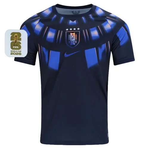 26-27 Uruguay Away Fans Soccer Jersey (Right-Arm Patch)