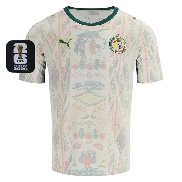 26-27 Senegal Home Fans Soccer Jersey (Right-Arm Patch)