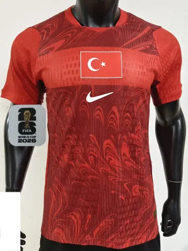 26-27 Turkey Away Player Version Soccer Jersey (Right-Arm Patch)