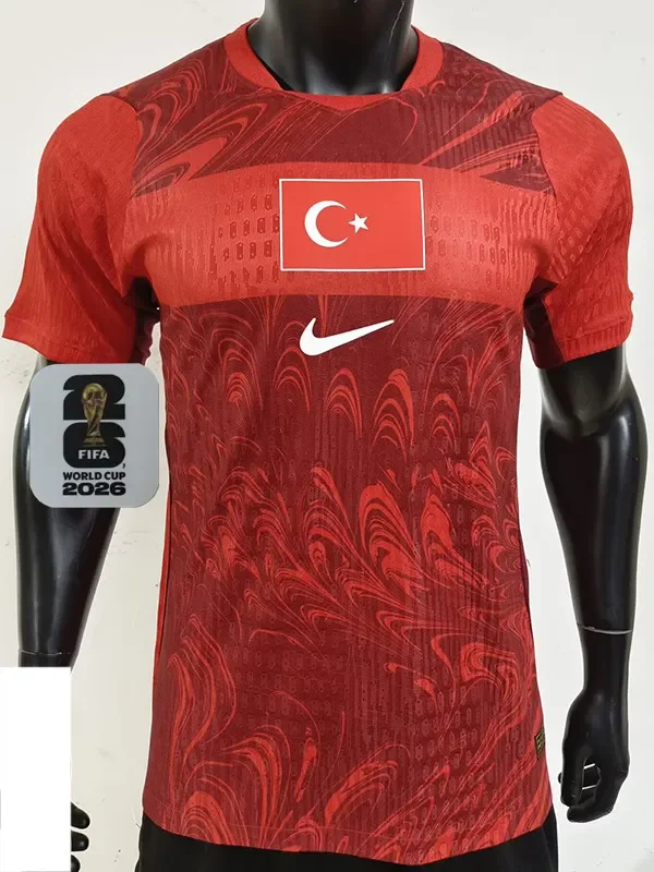 26-27 Turkey Away Player Version Soccer Jersey (Right-Arm Patch)