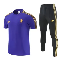 26-27 Man Utd Purple Short shirts and Long trousers Suit (圆领) 26-27 Man Utd Purple Short shirts and Long trousers Suit (圆领)