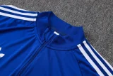 26-27 Argentina Fancy blue Half Pull Tracksuit #B26037(半拉链)