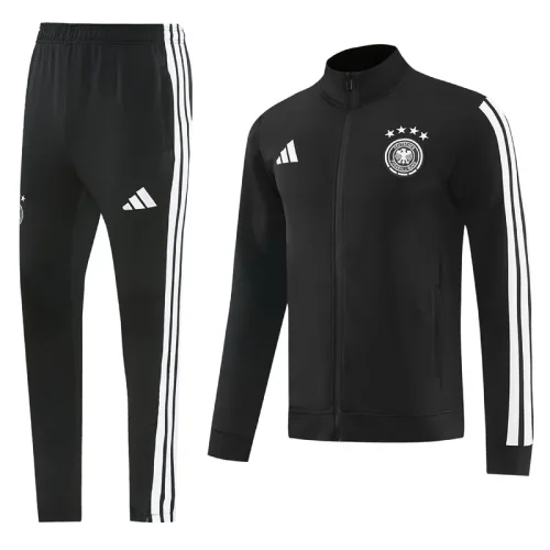 26-27 Germany Black Jacket Tracksuit #01