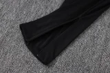 26-27 Brazil Black Half Pull Tracksuit #B26035(半拉链)