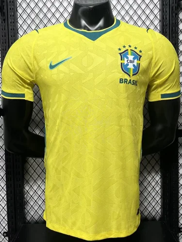 26-27 Brazil Home Player Version Soccer Jersey