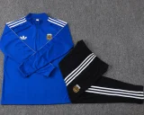 26-27 Argentina Fancy blue Half Pull Tracksuit #B26037(半拉链)