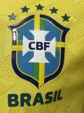 26-27 Brazil Home Player Version Soccer Jersey