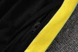 26-27 Brazil Black Half Pull Tracksuit #B26035(半拉链)