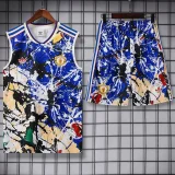 26-27 Man Utd Blue Tank top and shorts suit