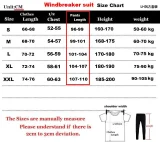 26-27 INT Black blue Windbreaker Suit (Hoodie)(风衣套装)