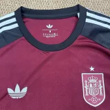 26-27 Spain Brown Goalkeeper Fans Soccer Jersey
