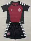 26-27 Spain Brown Goalkeeper Kids Soccer Jersey
