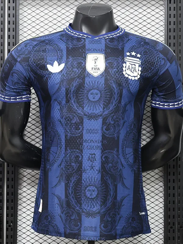 26-27 Argentina Blue Black Player Version Training shirts