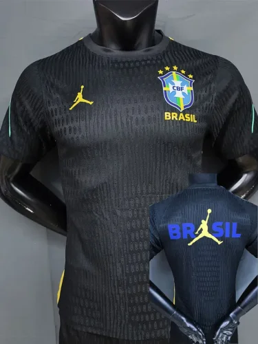 26-27 Brazil Black Player Version Training shirts