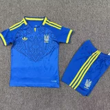 26-27 Ukraine Away Kids Soccer Jersey