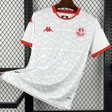 26-27 Tunisia Away Fans Soccer Jersey (Right-Arm Patch)